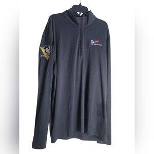 Sport Tek 1/4 Zip First National Bank Pittsburgh Penguin Long Sleeve Size XL